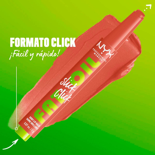 Brillo De Labios En Barra Fat Oil Slick Click Nyx Cosmetics Verified