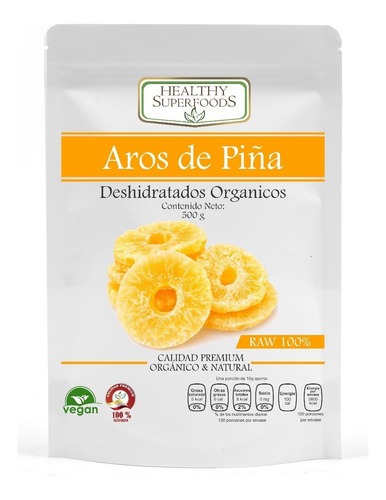 Piña Organica Deshidratada 500g 