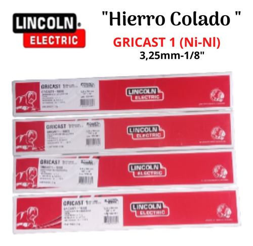 Electrodos -e-ni-cl Gricast 1 - 1/8- Hierro Colado- Lincoln
