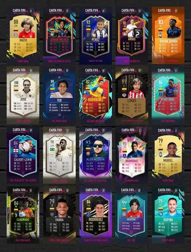 Carta Fifa 20 Peque Fut Dc Cuadro Gamer Personalizado