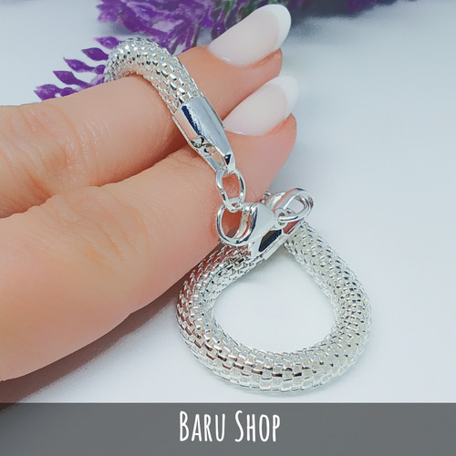 Imagen 4 de 8 de Pulsera De Acero Blanco Eslabón Original Cordon Nuevo Diseño