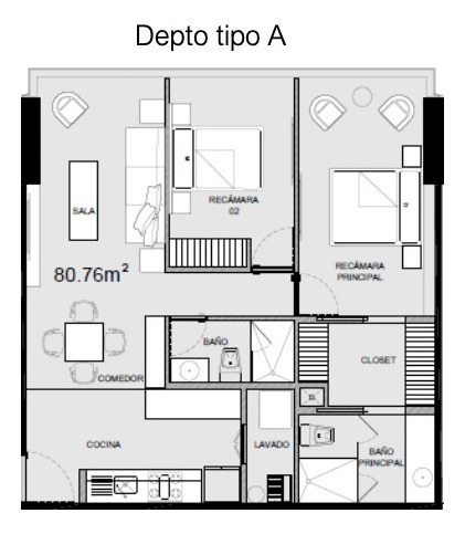 Imagen 14 de 26 de Departamento En Venta Torre Sohl Zona Centro Monterrey
