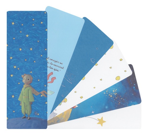 Pack 12 Separadores Para Libros Colección El Principito Multicolor El Principito 1