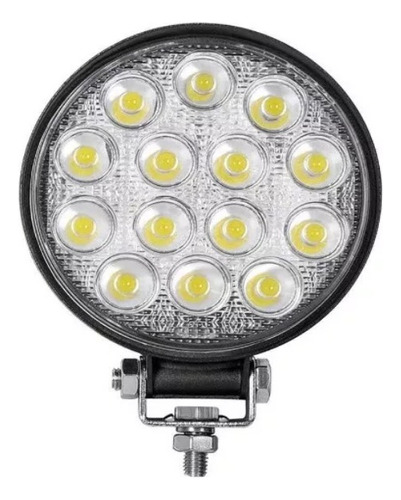 Faro Auxiliar Led Proyector Spot Flood 14 Led 42w Off Road 