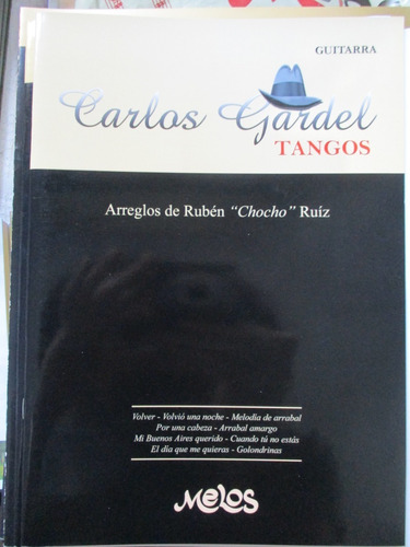 Partitura Carlos Gardel, Tangos - Guitarra