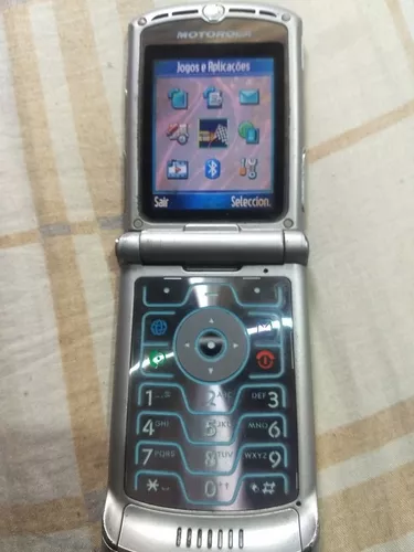 Celular Motorola Razr V3 Prata - Escorrega o Preço