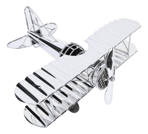 Simulación De Modelo Grande De Ornamento De Avión Vintage