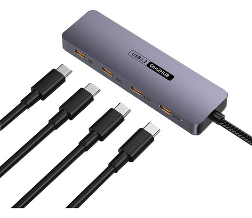 Adaptador Usb 3.2 10gbps Hub Tipoc Multipuerto Puertos Usb C
