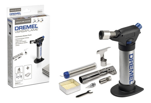 Mini Maçarico Versaflame À Gás Com 7 Acessórios - Dremel