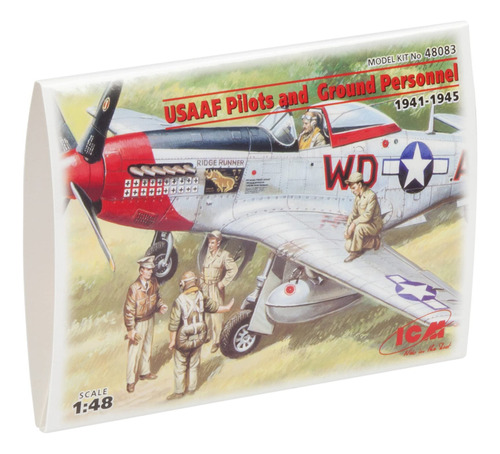 Kit De Modelo De Avión Personal Usaaf 1941-1945 Escala 148 -