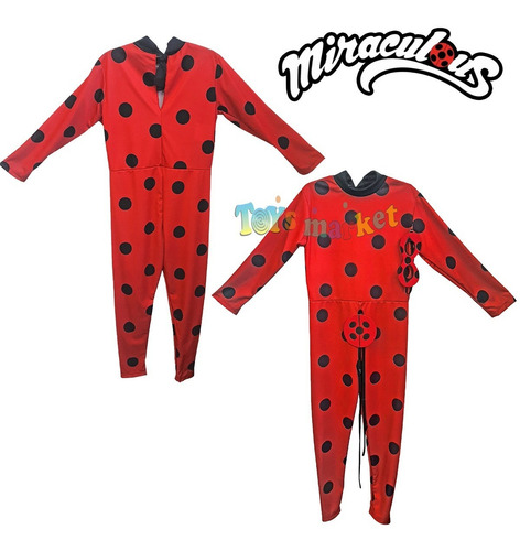 Imagen 3 de 6 de Miraculous Disfraz Ladybug Lady Bug Licencia Oficial