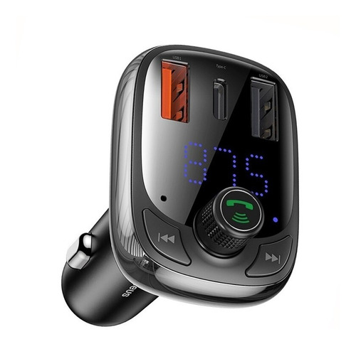 Transmisor Fm De Auto Bluetooth Manos Libres Y Usb C 