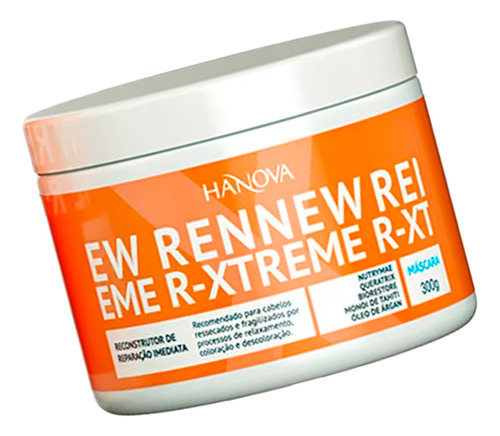 Máscara Capilar Rennew Xtreme Reparação Imediata Hanova 300g