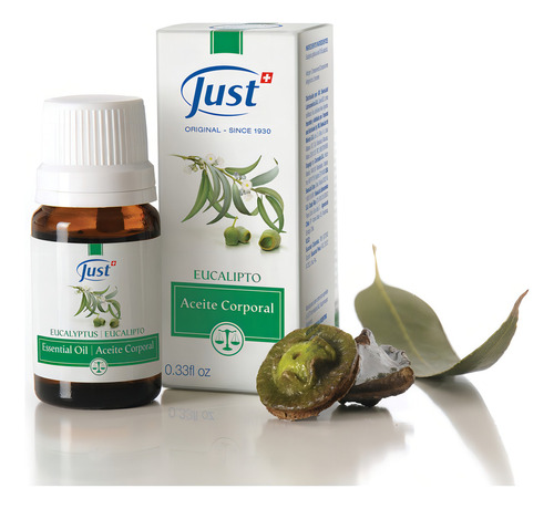 Aceite Esencial De Eucalipto Just - Los Viajes De Marian