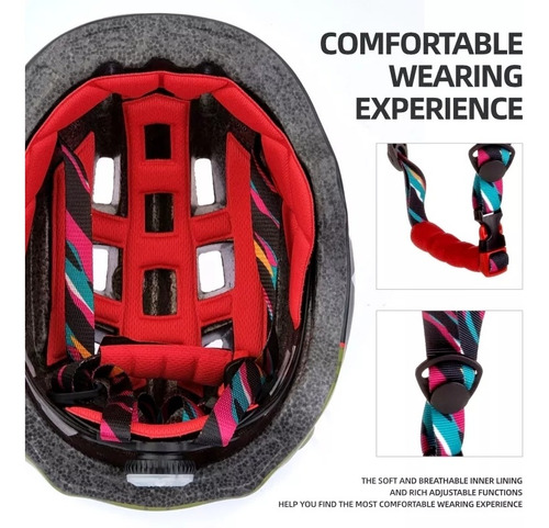 Imagen 2 de 3 de Casco Infantil Niño Niña Dinosaurio Mtb Monopatín Patinetas