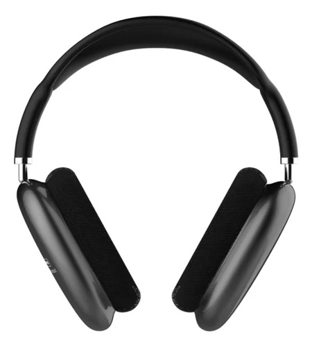 Auriculares Wireless Hd Sound Con Botones Slot Tf Somostel Color Negro