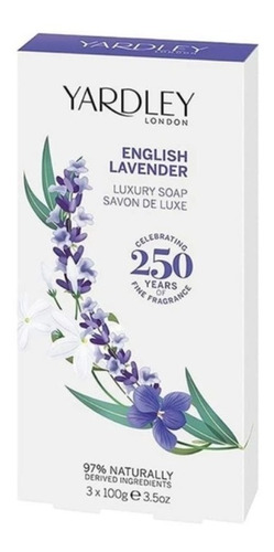 Kit Sabonetes Em Barra English Lavender 3x100g Cada -new Box