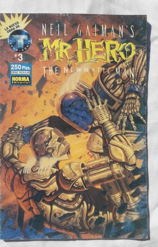 Historieta Comic * Neil Gaimans Mr Hero * Nº 3 Edit. Norma