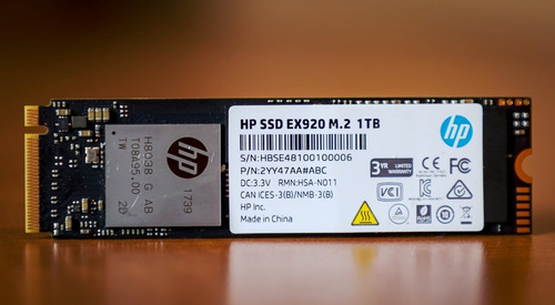 Ssd Hp Trageta Ex920 Hp 1tb Pcie Disco Solido Memoria 