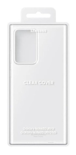 Imagen 1 de 3 de Funda Protector Samsung Note 20 Ultra Clear Cover