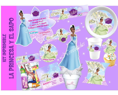 Kit Imprimible La Princesa Y El Sapo Princesa Tiana 3