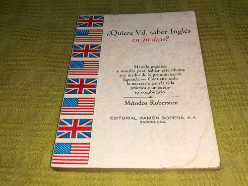 Quiere Vd. Saber Ingles En 10 Dias? - Ramon Sopena