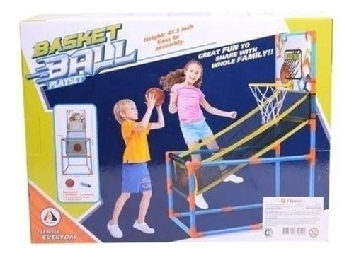Basketball Playset Con Red Y Tablero Para Niños 