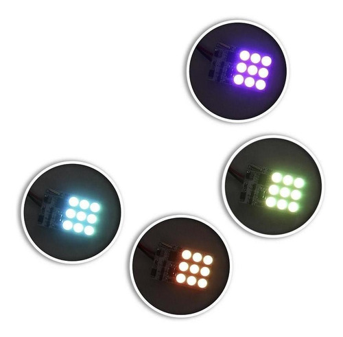 Imagen 4 de 4 de Modulo Leds Rgb Controlador Y Adaptador Puntas Dobles