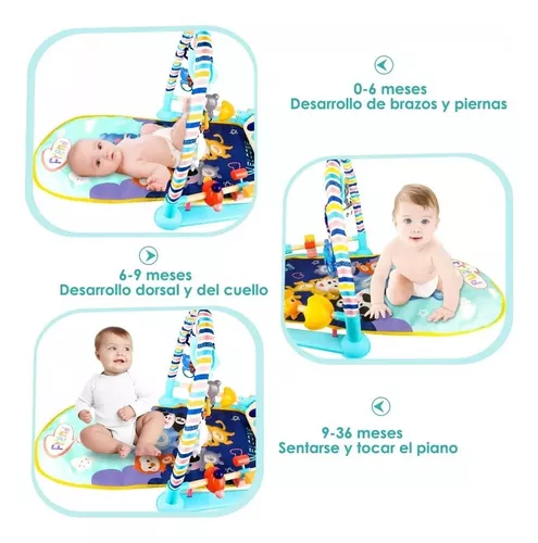 Gimnasio Piano Musical Tapete Juegos Para Bebés 0-36 Meses