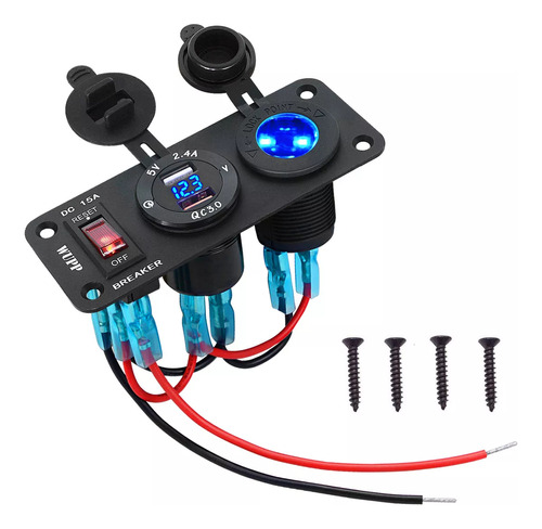 12v Panel De Carga Usb Enchufe De Mechero Para Auto Chevy