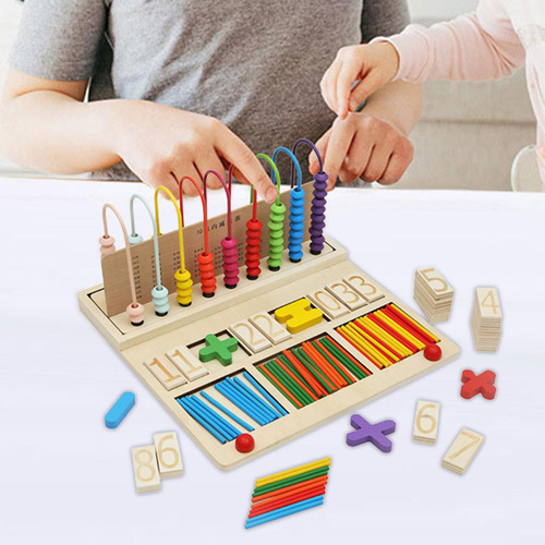Juguete De Matemáticas Montessori Para Conexión De Perlas
