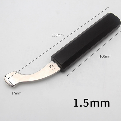 Creaser De Bordes De Cuero, Herramienta De Plegado De 1,5 Mm
