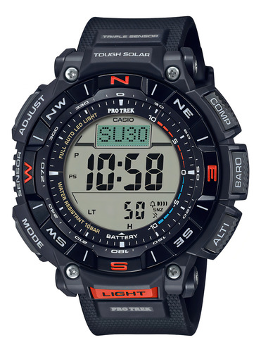 Relógio G-shock PRG-340-1cr - pulseira preta