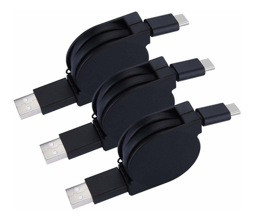 Cable Usb C  Paquete De 3 Cables De Carga Usb Tipo C Re...