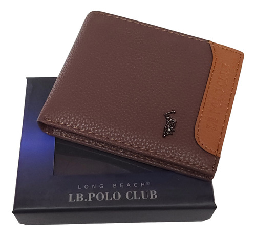 Cartera Original Polo Piel Caballero Billetera Hombre Lujo