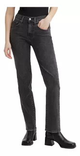 Jeans Mujer 724 High Rise Straight Negro Levis 18883-0252