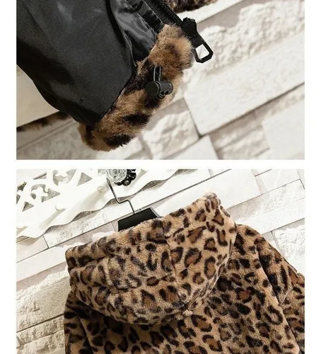 Chamarra de leopardo discount