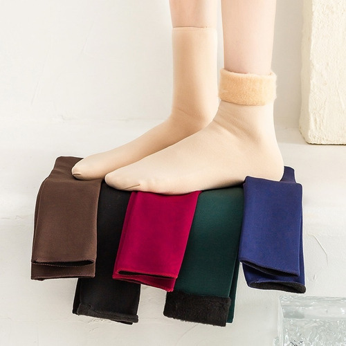 5pairs Mujeres Invierno Térmico Caliente Calcetines Calcetin