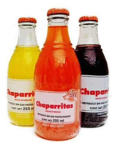 Refresco Chaparritas De Sabores 6 Pzas De 255 Ml