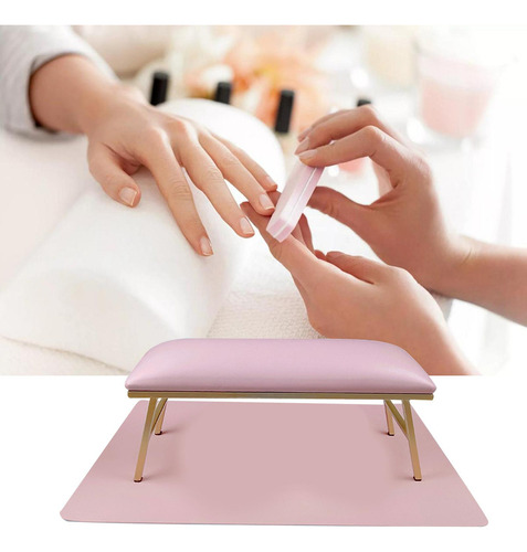 Juego De Almohadillas Para Manos Y Manteles Para Uñas,