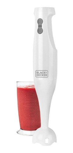 Imagen 2 de 4 de Batidora de inmersión Black+Decker HB2400 blanca 220V 200W