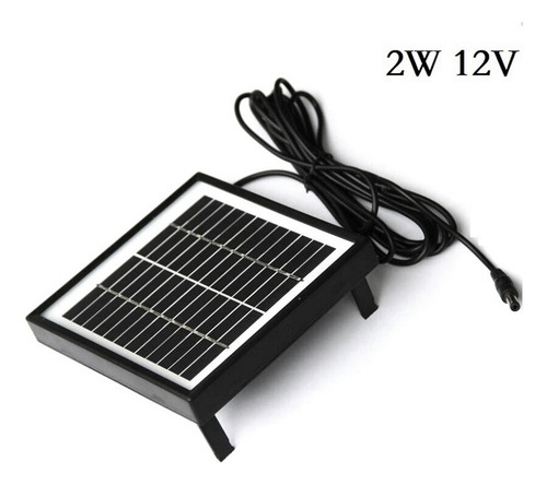 Panel Solar De 12 V, 2 W, Panel De Luz Solar Para Jardín, Pi