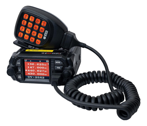 Mini Uv 25x2 Radio Móvil De Doble Banda De 25 Vatios R...