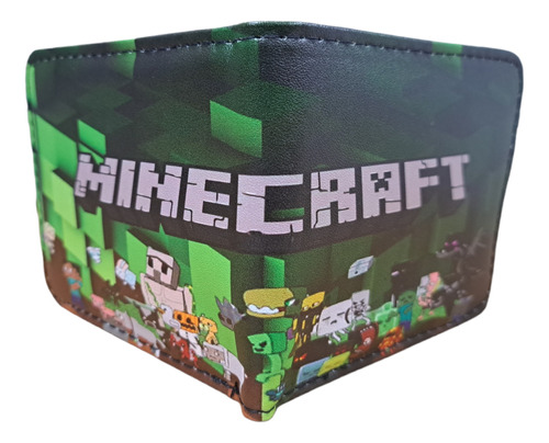 Billetera Infantil Unisex De Minecraft Creeper