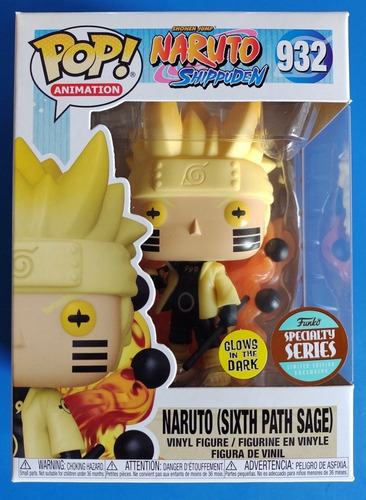 Funko Pop Naruto Six Path Sage Glows In The Dark