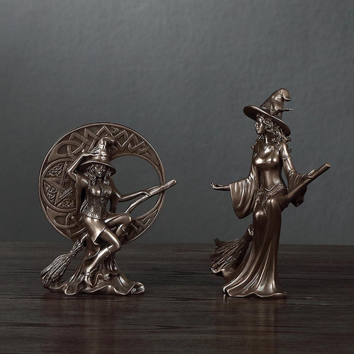 3/juego De Estatuillas De Bronce Fundido De Escultura De