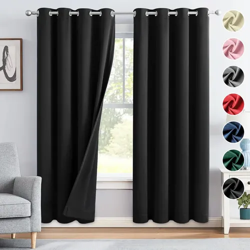 Cortina Blackout Ventana 132x214cm Dormitorio Sala 1pz