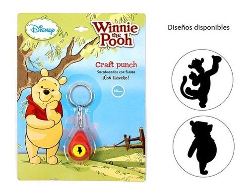 Perforadoras Sacabocado Disney Winnie Pooh Tigger 10mm 1cm
