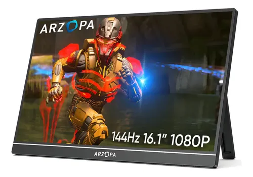 Monitor 144hz Gamer Portátil Arzopa Z1f 16.1 Full Hd Ips Cinza