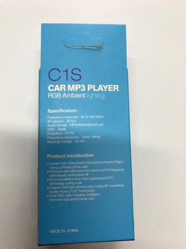 Imagen 3 de 5 de Transmisor Fm Receptor Bluetooth Radio Auto